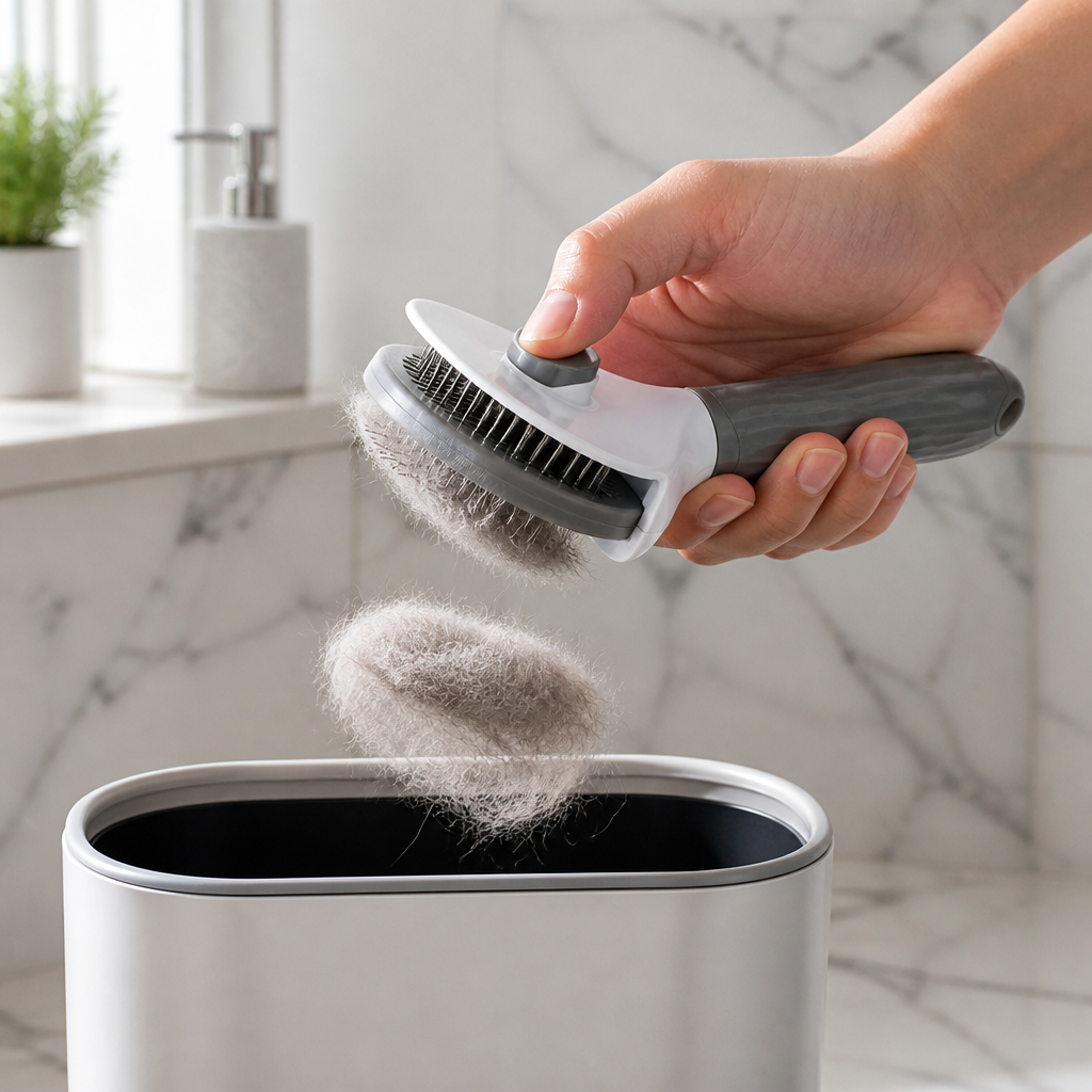 Brosse Auto-Nettoyante Poils