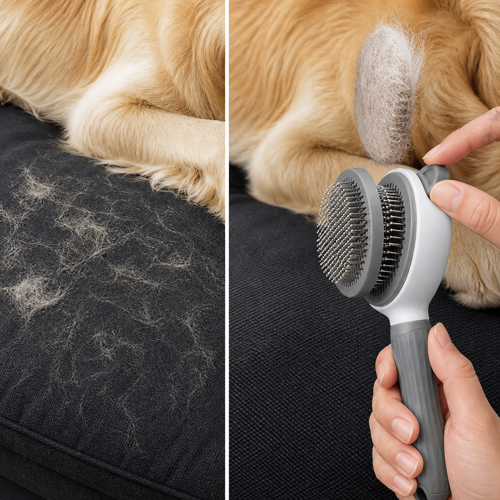 Brosse Auto-Nettoyante Poils
